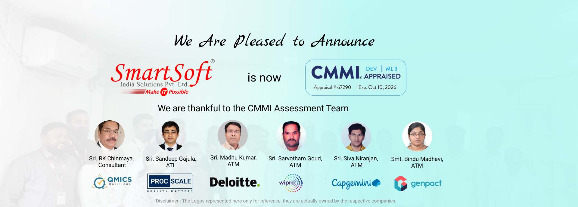 Smartsoft India Solutions |  CMMI ML3 