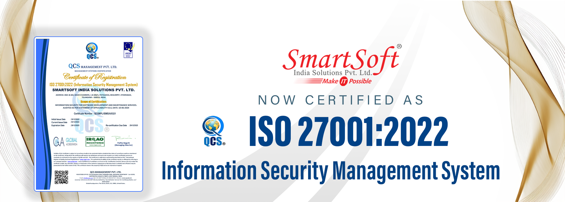 Now Certified as ISO 27001:2013